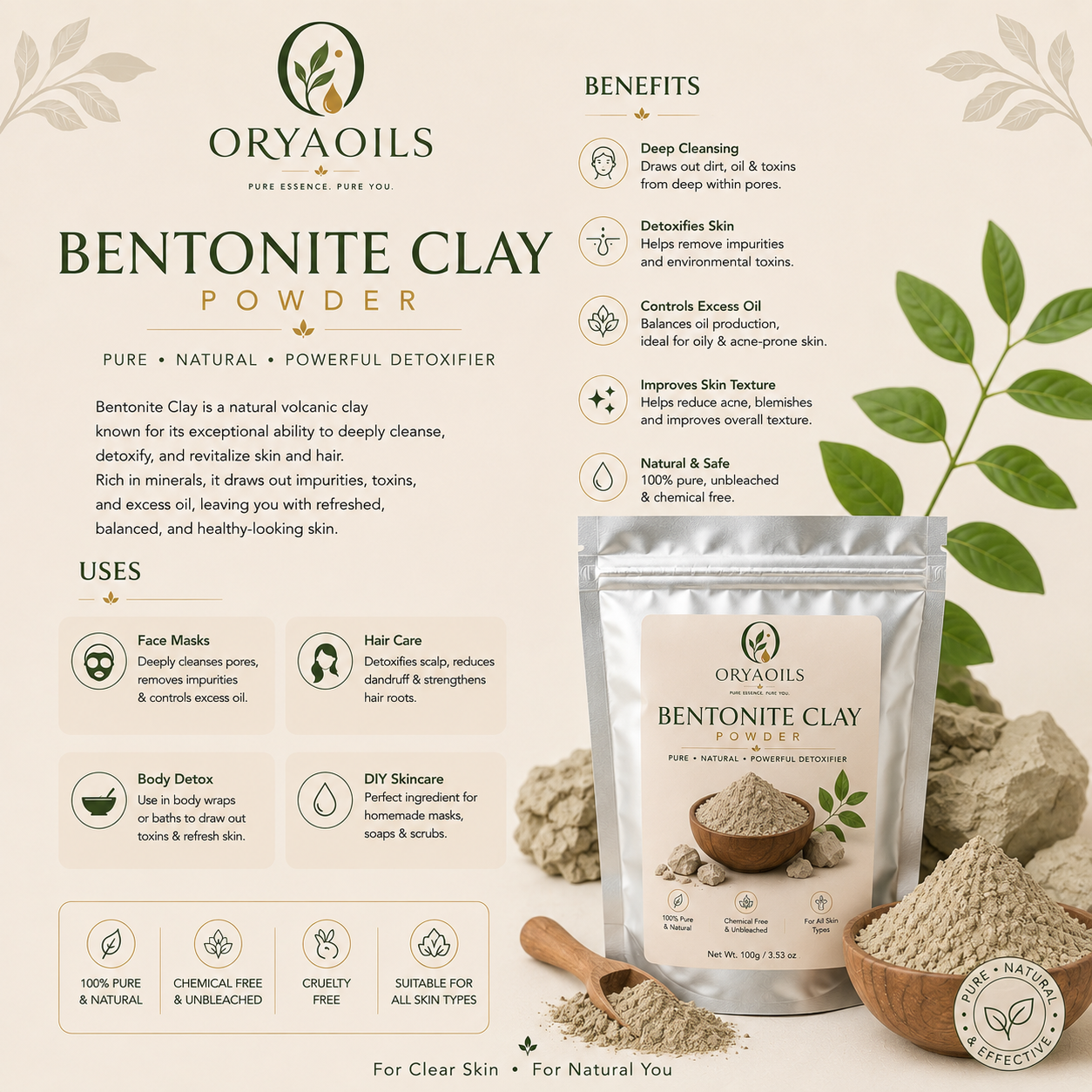 Bentonite Clay Powder