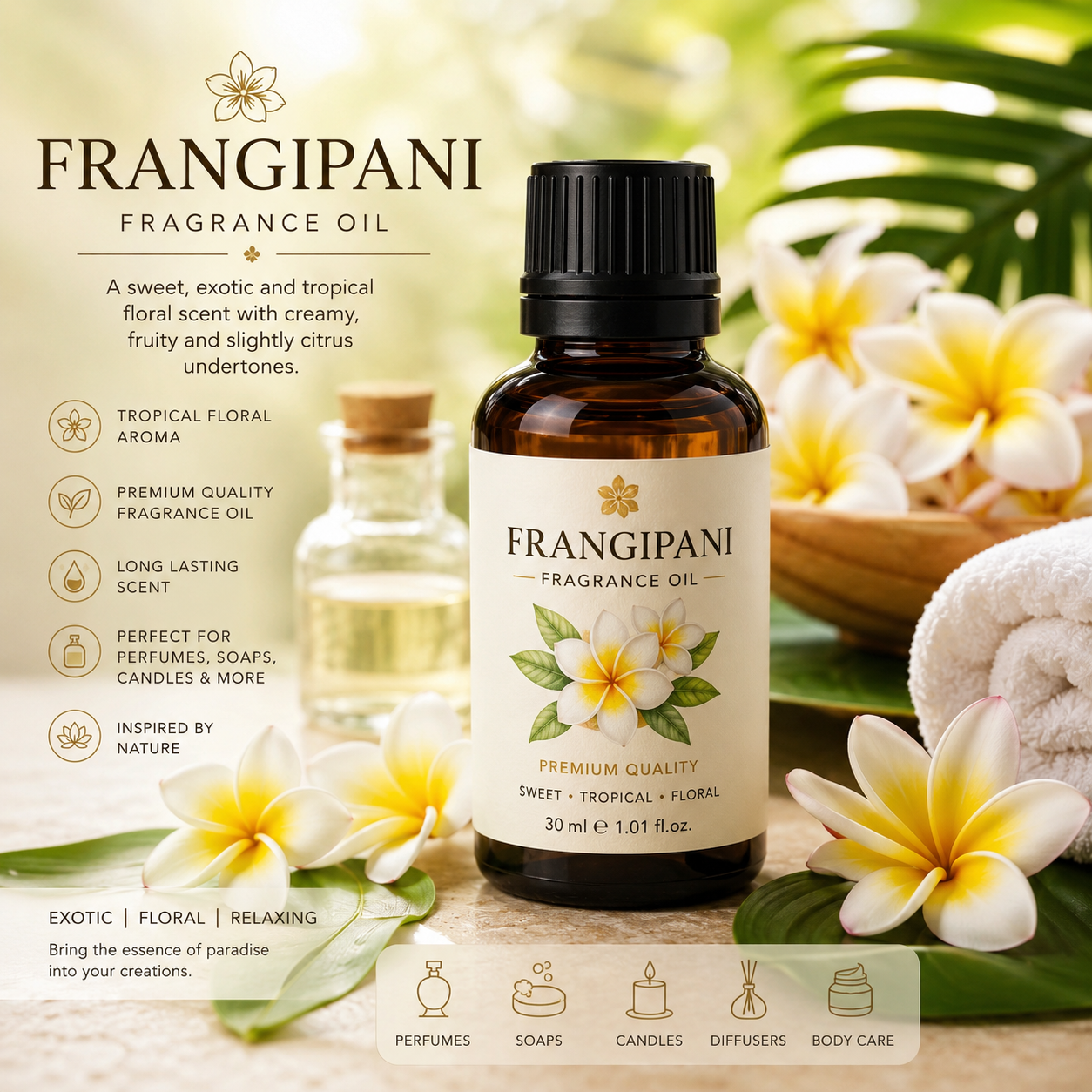 Frangipani fragrance oil