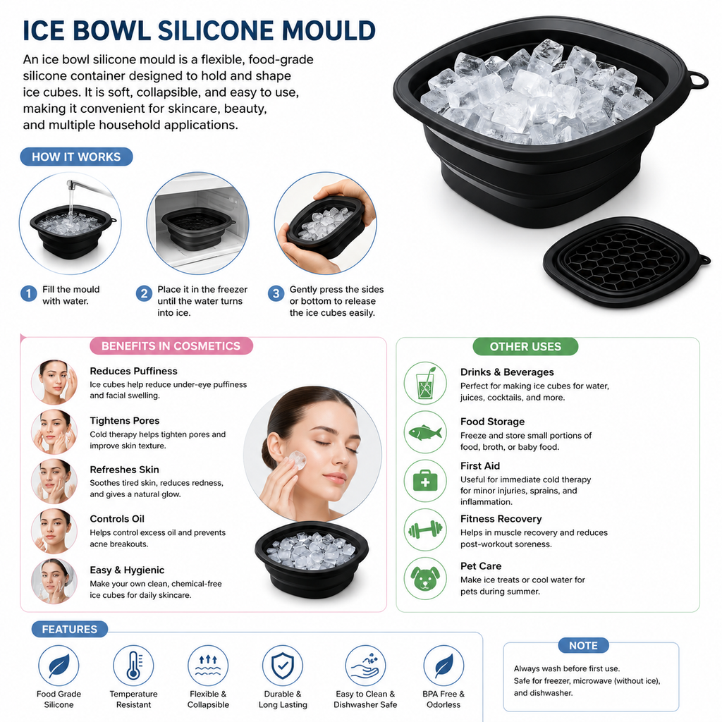 Ice Bowl Silican Mould